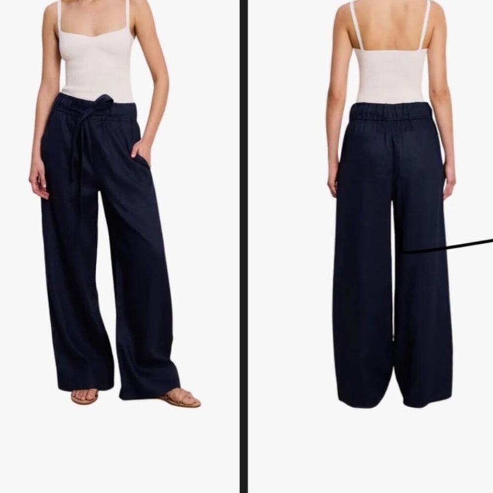 A.L.C. Naomi Wide Leg Linen Pants Size 0